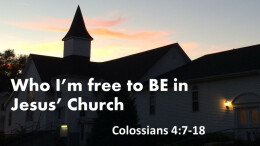 Who I’m free to BE in Jesus’ Church