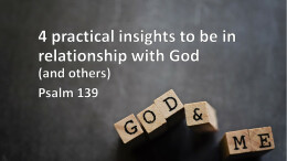 4 Practical Insights to be in Relationship with God